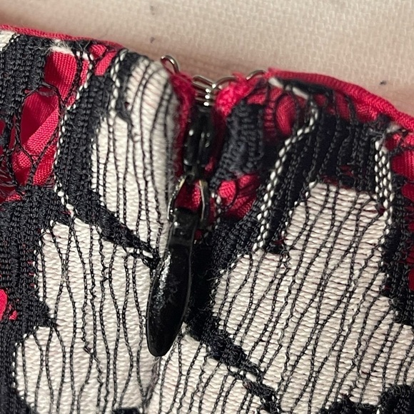 Anne Klein Floral Lace Overlay Sleeveless Dress Womens Size 14 - Picture 9 of 16